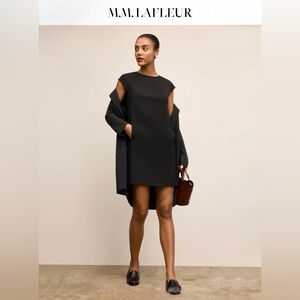 MM Lafleur The Maaza Travel Dress OrigamiTech New With Tags Sz 18 Black Capsule